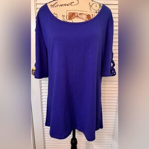 New York & Company Blue Blouse NWT